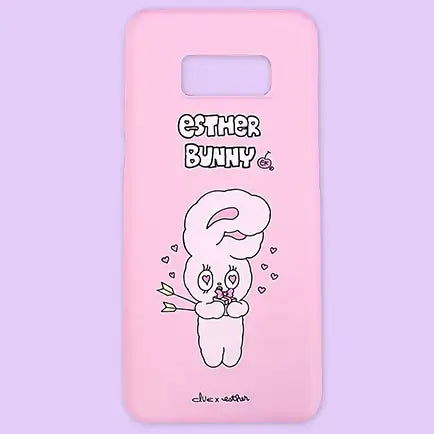 Clue X Esther Bunny - Shy Esther Bunny Hard Phone Cover for Galaxy 8 - CLUE - Accessories - Harumio