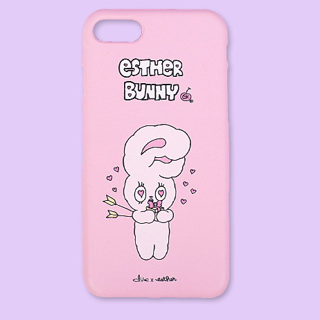 Clue X Esther Bunny - Shy Esther Bunny Hard Cell Phone Case for iPhone 7/8