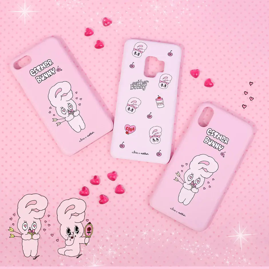 Clue X Esther Bunny - Shy Esther Bunny Hard Phone Cover for Galaxy 8 - CLUE - Accessories - Harumio