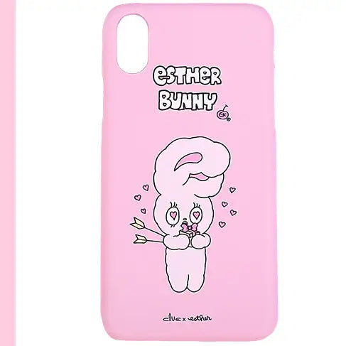 Clue X Esther Bunny - Shy Esther Bunny Hard Cell Phone Case for iPhone X - CLUE - Accessories - Harumio