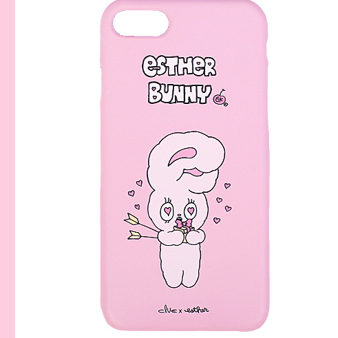 Clue X Esther Bunny - Shy Esther Bunny Hard Cell Phone Case for iPhone 7/8