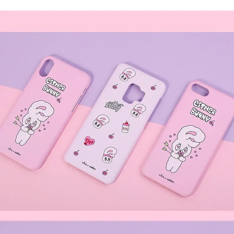 Clue X Esther Bunny - Shy Esther Bunny Hard Phone Cover for Galaxy 8 - CLUE - Accessories - Harumio