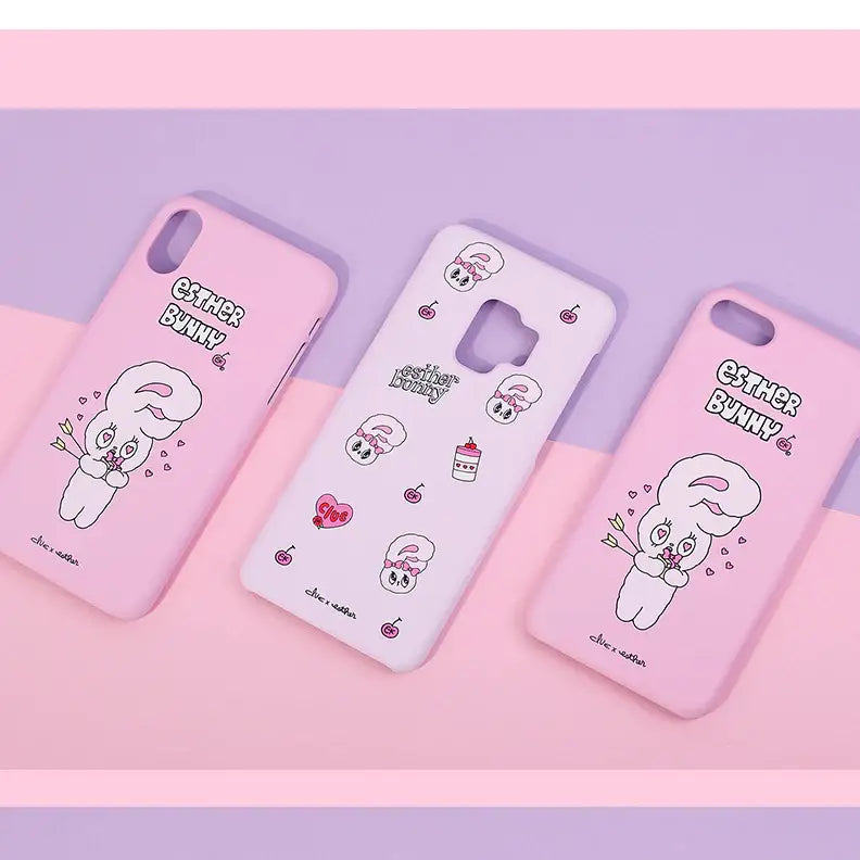 Clue X Esther Bunny - Shy Esther Bunny Hard Cell Phone Case for iPhone 7/8 - CLUE - Accessories - Harumio