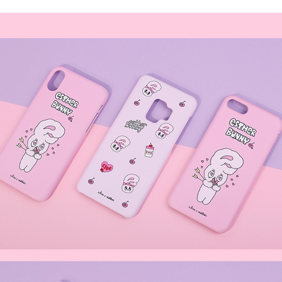 Clue X Esther Bunny - Shy Esther Bunny Hard Cell Phone Case for iPhone X