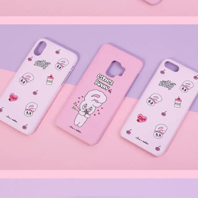 Clue X Esther Bunny - Shy Esther Bunny Hard Cell Phone Case for iPhone 7/8 - CLUE - Accessories - Harumio
