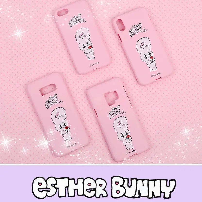 Clue X Esther Bunny - Strawberry Milk Phone Case for iPhone 7/8 - CLUE - Accessories - Harumio