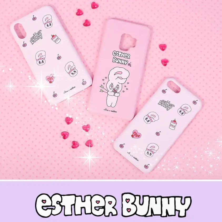 Clue X Esther Bunny - Shy Esther Bunny Hard Phone Cover for Galaxy 8 - CLUE - Accessories - Harumio