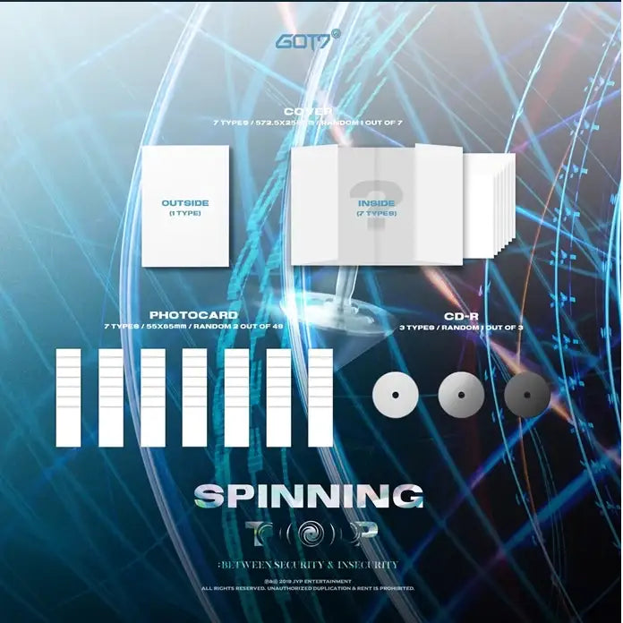 GOT7 - Spinning Top Album - GOT7 - Accessories - Harumio