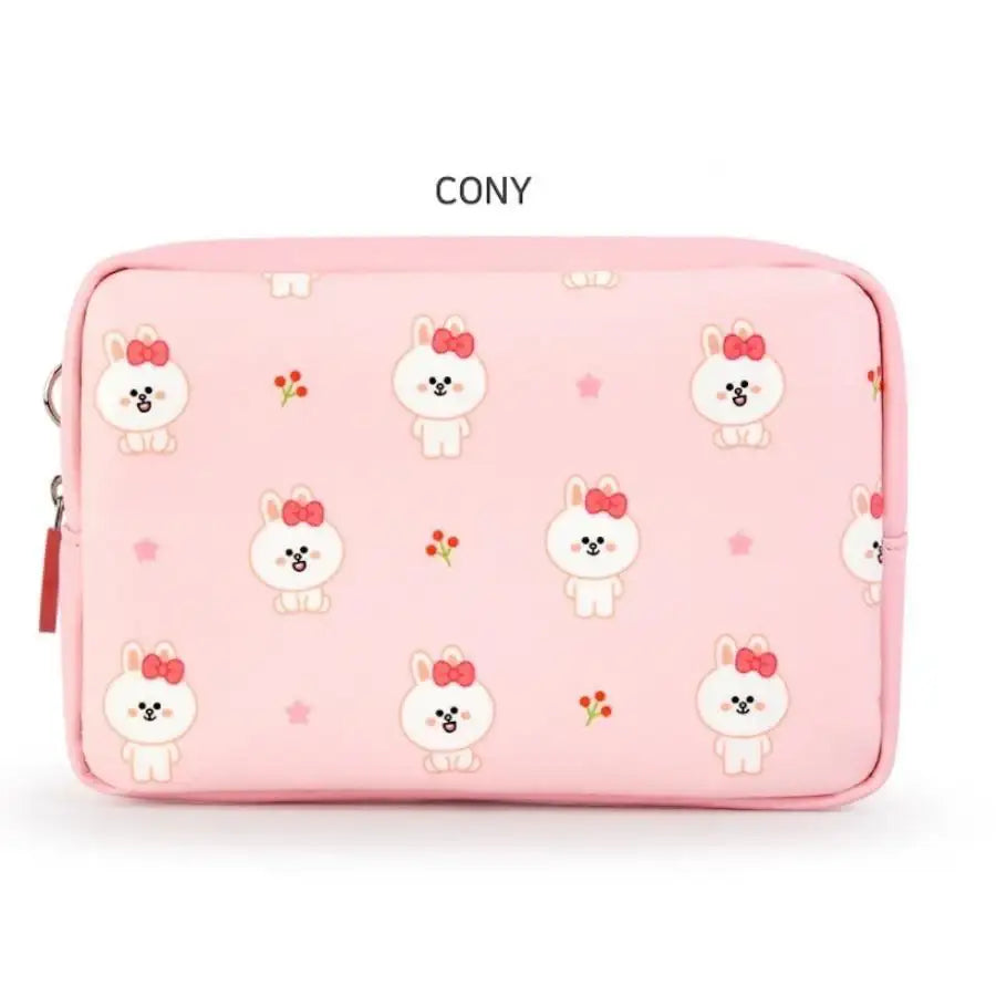 Monopoly x LINE - Brown and Friends - Mini Cable Pouch - Monopoly - Accesories - Harumio