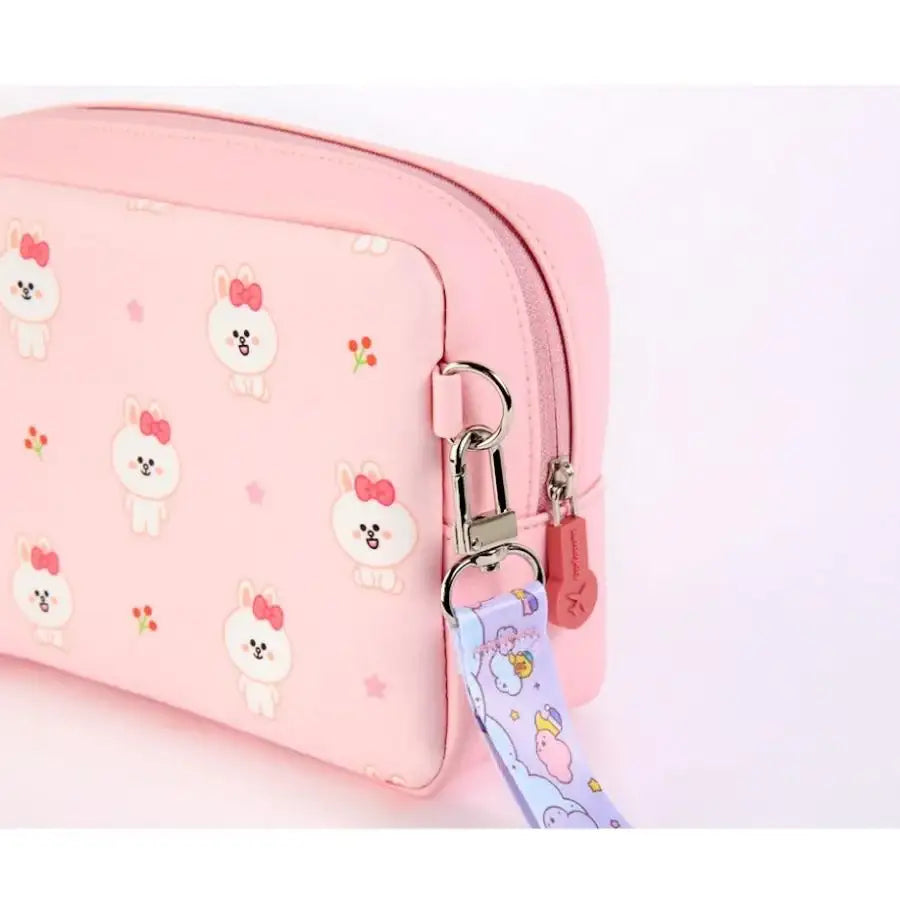 Monopoly x LINE - Brown and Friends - Mini Cable Pouch - Monopoly - Accesories - Harumio
