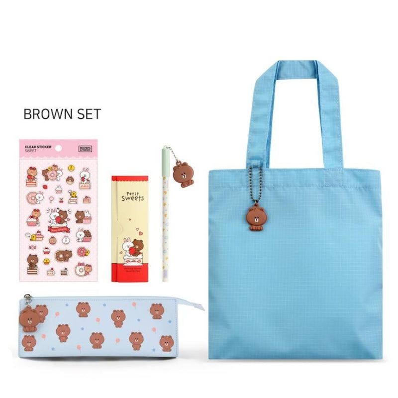Monopoly x LINE - Brown and Friends - Mini Eco Bag Set