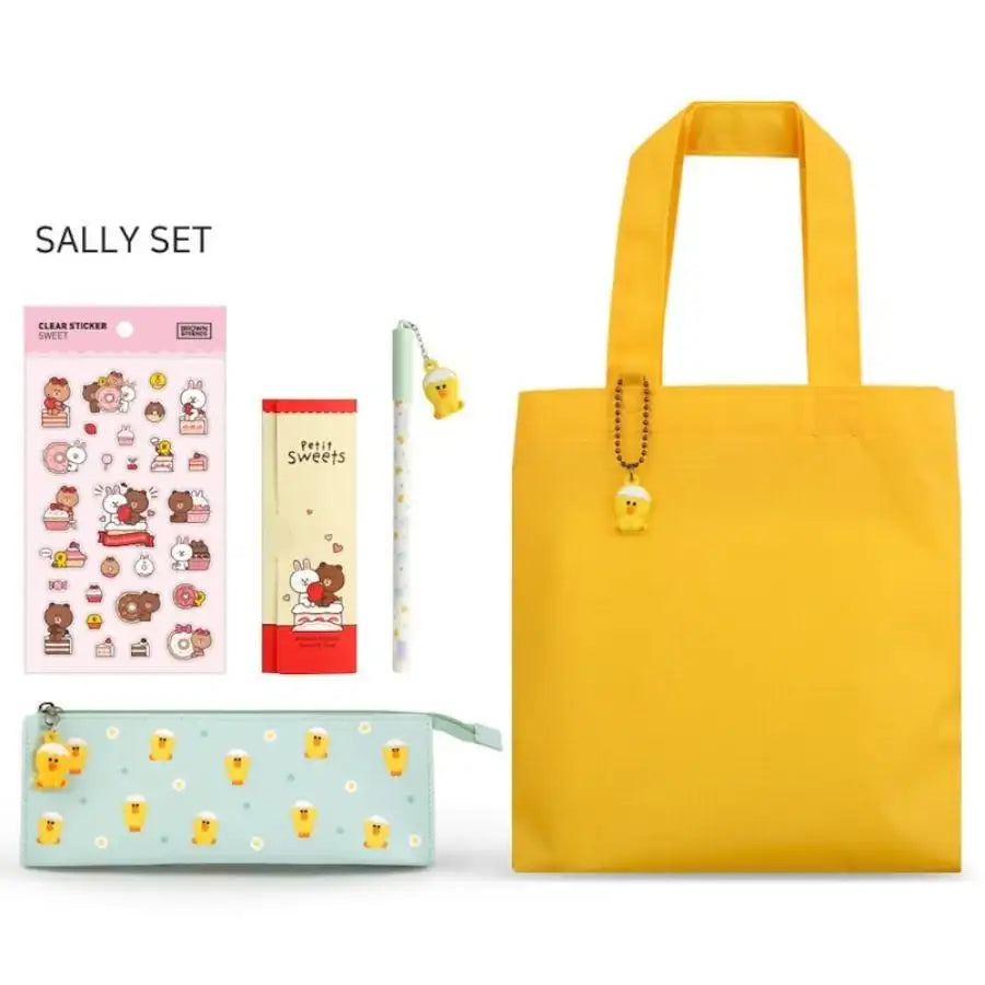 Monopoly x LINE - Brown and Friends - Mini Eco Bag Set - Monopoly - Accesories - Harumio