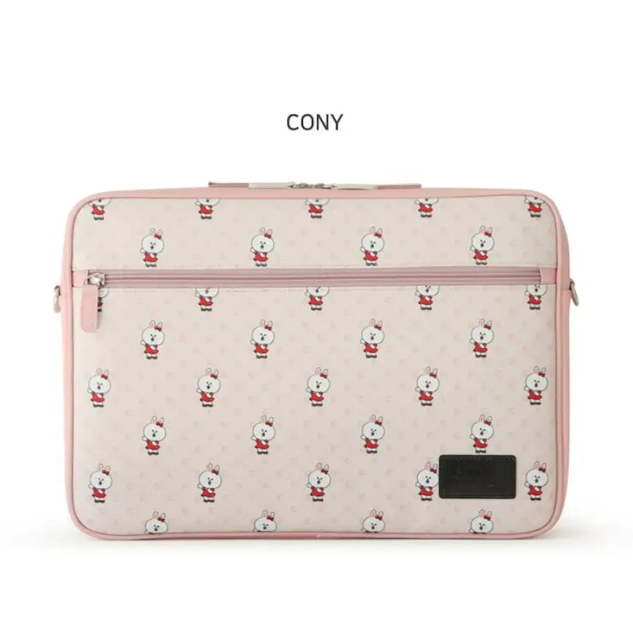 Monopoly x LINE - Brown and Friends - Easy Carry Laptop Pouch Vintage - Monopoly - Accesories - Harumio
