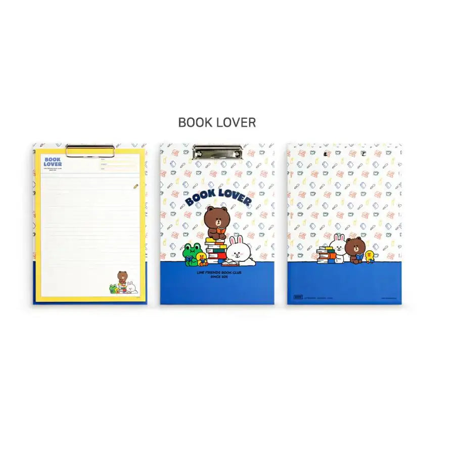 Monopoly x LINE - Brown and Friends - Clipboard & Notepad Set A4 - Monopoly - Accesories - Harumio