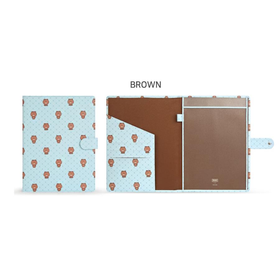 Monopoly x LINE - Brown and Friends - Mini Pocket File