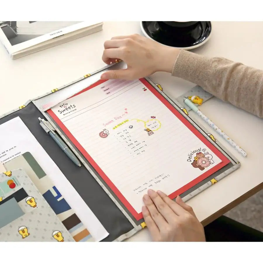 Monopoly x LINE - Brown and Friends - Mini Pocket File - Monopoly - Accesories - Harumio