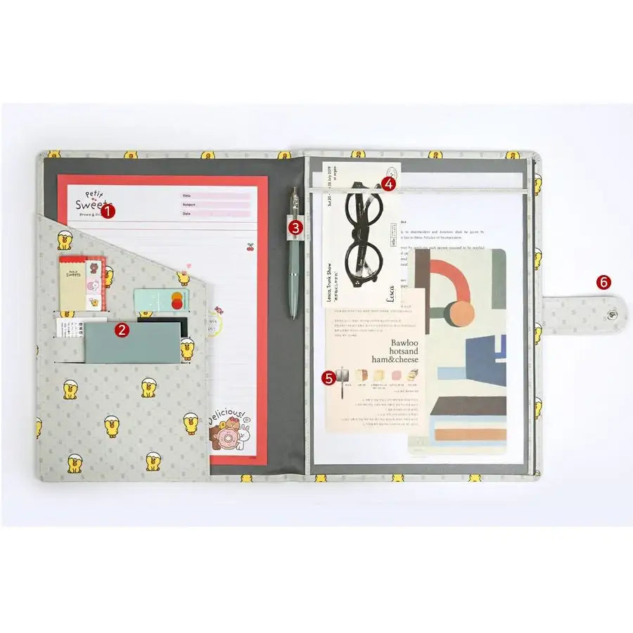 Monopoly x LINE - Brown and Friends - Mini Pocket File - Monopoly - Accesories - Harumio