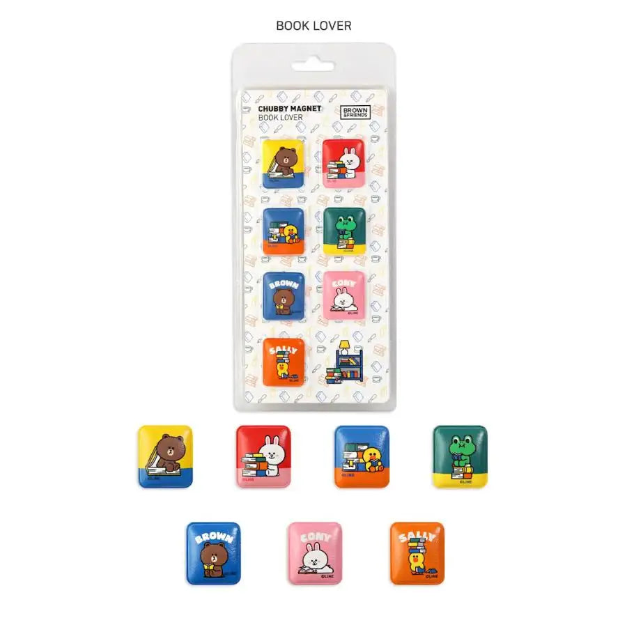 Monopoly x LINE - Brown and Friends - Chubby Magnet - Monopoly - Accesories - Harumio