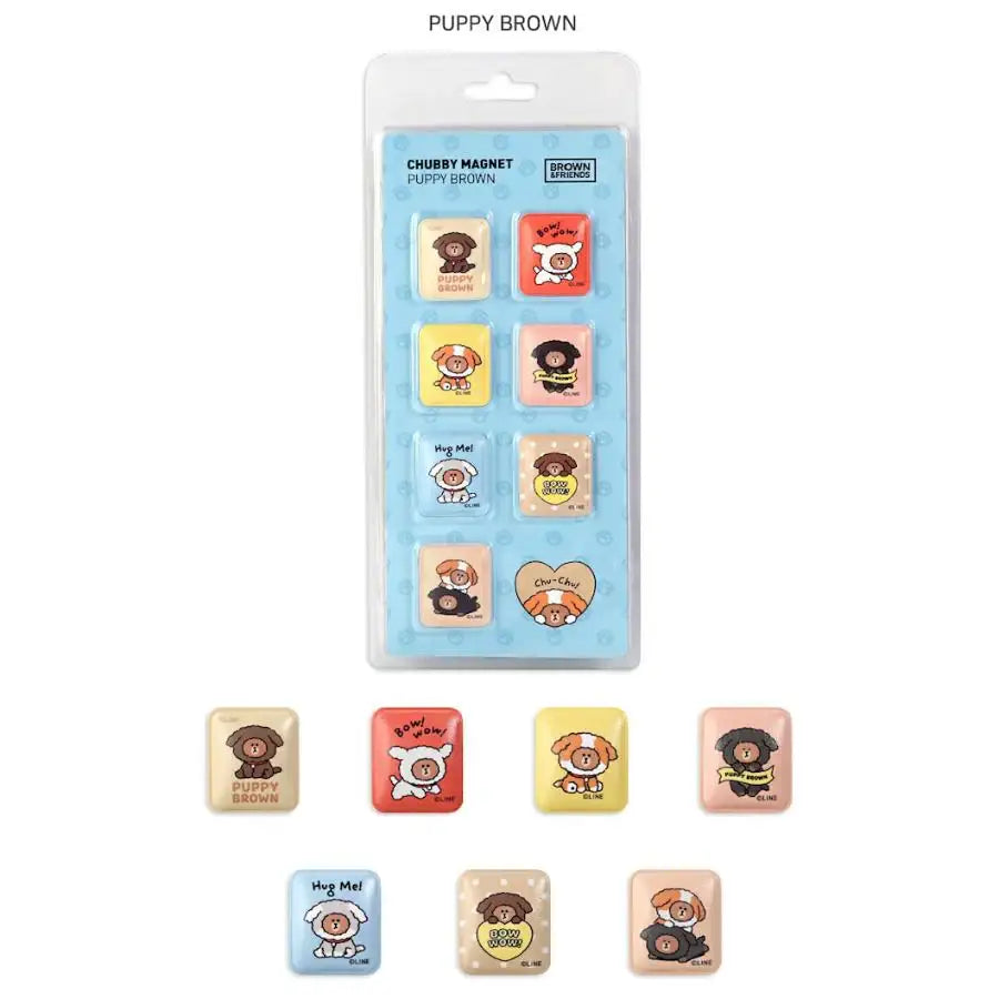 Monopoly x LINE - Brown and Friends - Chubby Magnet - Monopoly - Accesories - Harumio