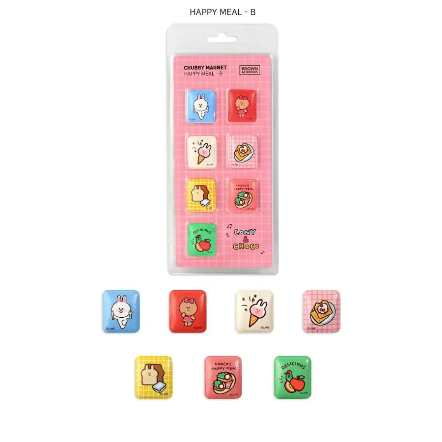 Monopoly x LINE - Brown and Friends - Chubby Magnet - Monopoly - Accesories - Harumio