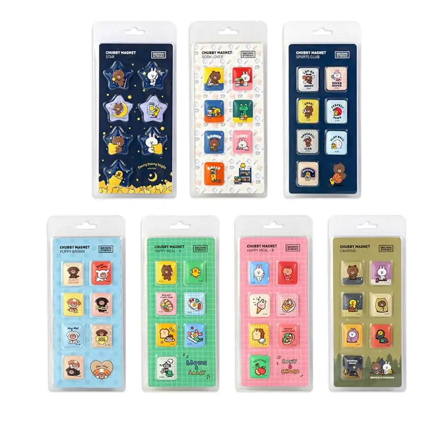 Monopoly x LINE - Brown and Friends - Chubby Magnet - Monopoly - Accesories - Harumio