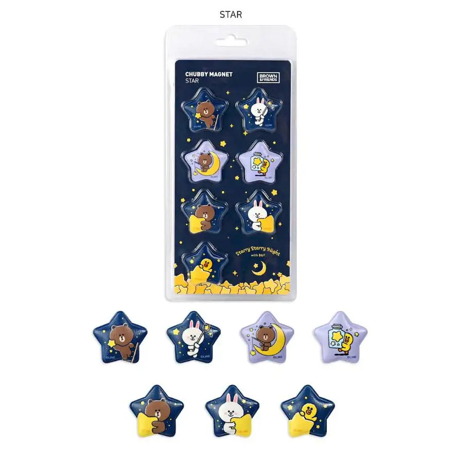 Monopoly x LINE - Brown and Friends - Chubby Magnet - Monopoly - Accesories - Harumio