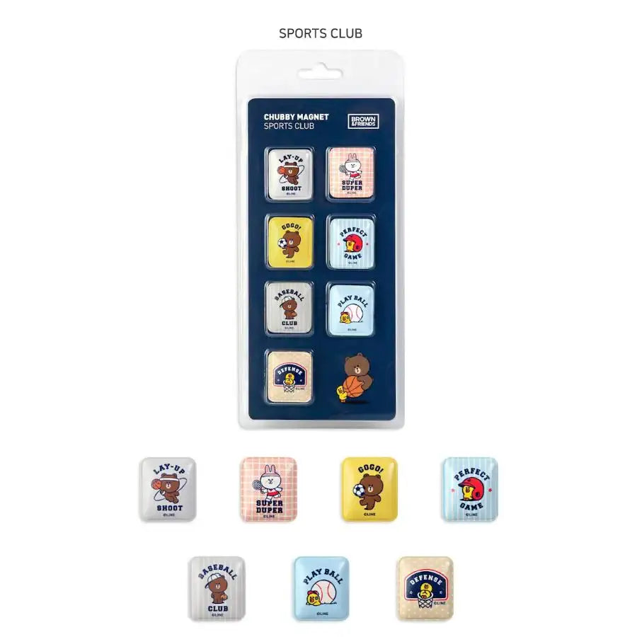 Monopoly x LINE - Brown and Friends - Chubby Magnet - Monopoly - Accesories - Harumio