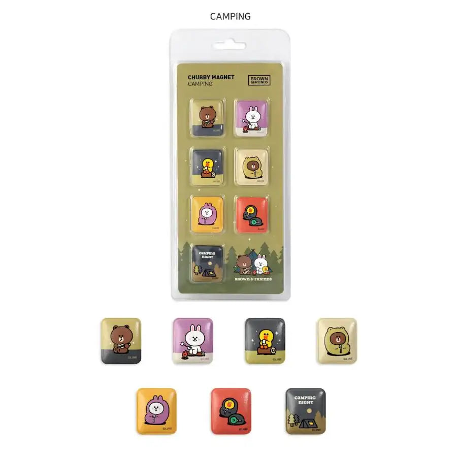 Monopoly x LINE - Brown and Friends - Chubby Magnet - Monopoly - Accesories - Harumio