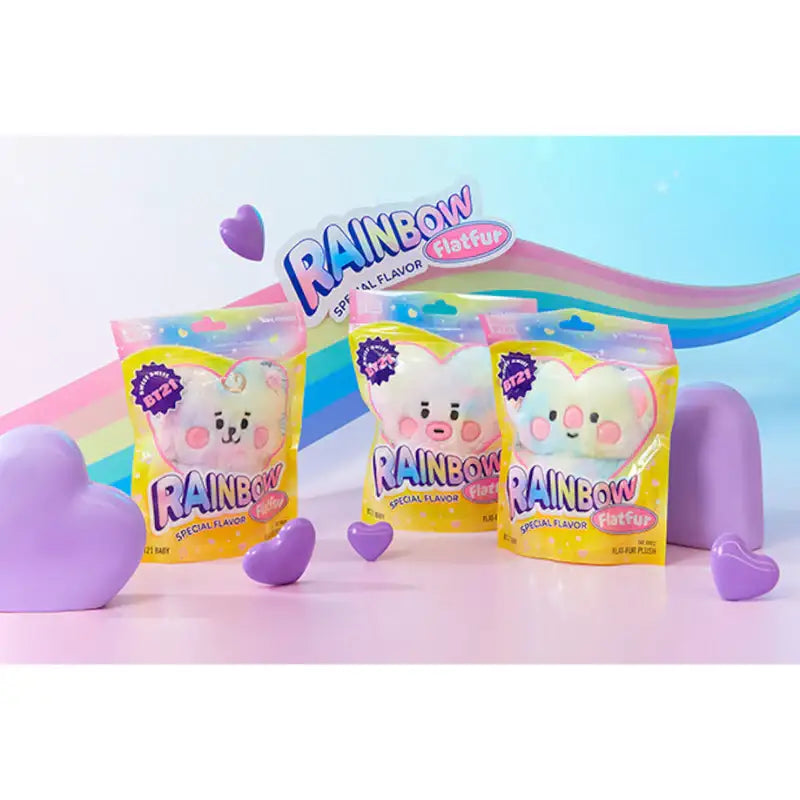 BT21 - Baby Rainbow Flatfur Standing Doll - Line Friends - Doll - Harumio
