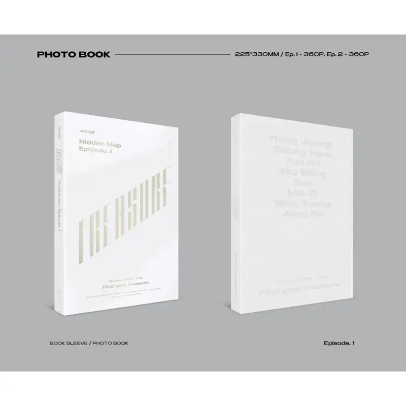 ATEEZ - ATEEZ TREASURE : Hidden Map Photobook Package - ATEEZ - Photobook - Harumio