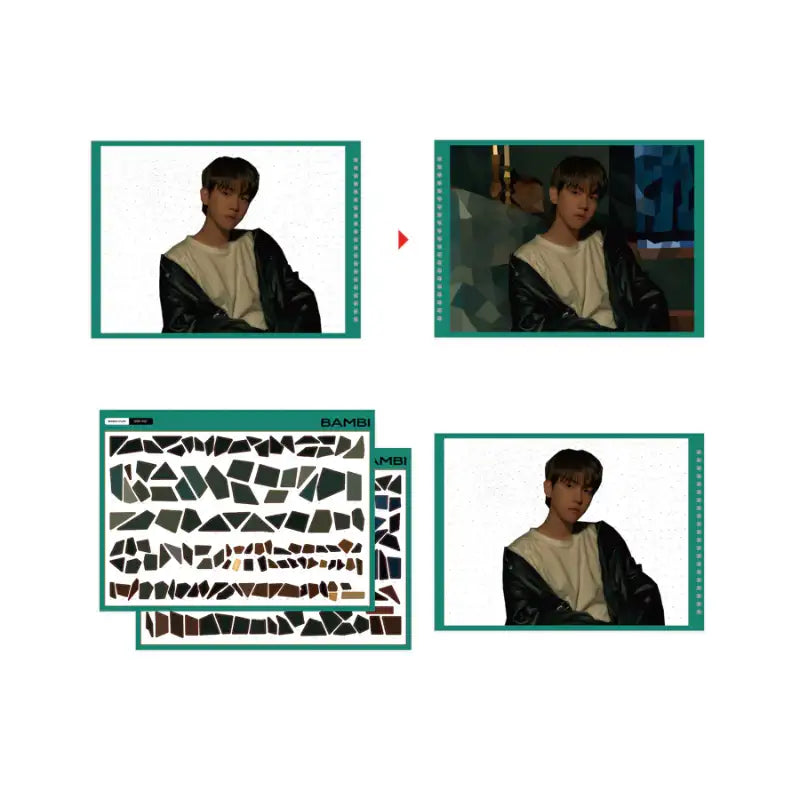Baek Hyun - Bambi Sticker Coloring Book - Baek Hyun - Coloring Book - Harumio