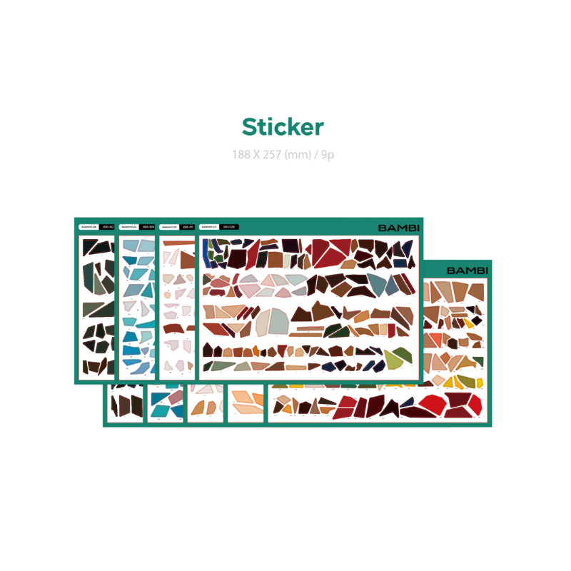 Baek Hyun - Bambi Sticker Coloring Book