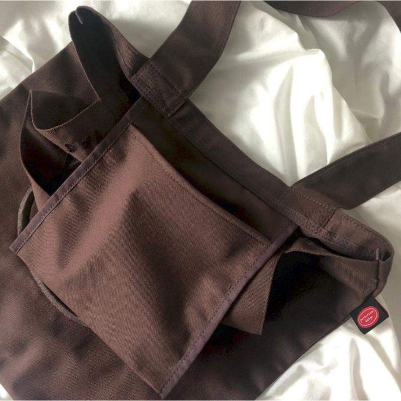 Pureureumdesign x 10x10 - Cupid Bear Embroidery Eco Bag - Pureureumdesign - Accesories - Harumio