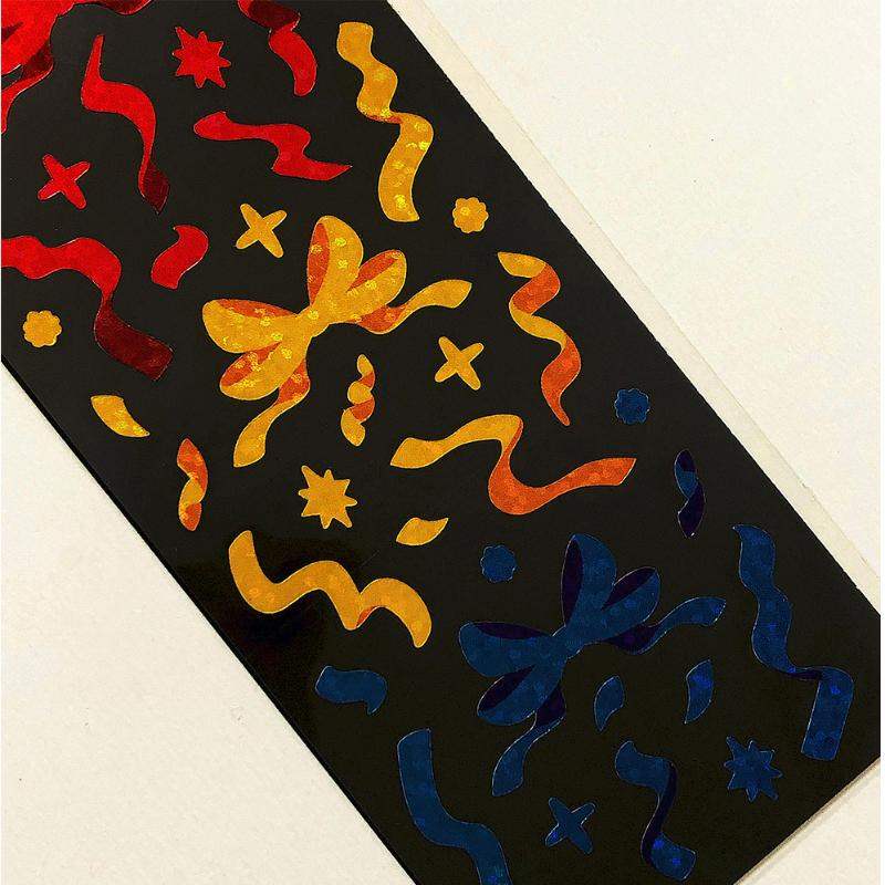 Pureureumdesign x 10x10 - Confetti Hologram Sticker - Pureureumdesign - Accesories - Harumio
