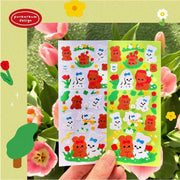 Pureureumdesign x 10x10 - Daengdaeng Spring Outing Sticker - Pureureumdesign - Accesories - Harumio