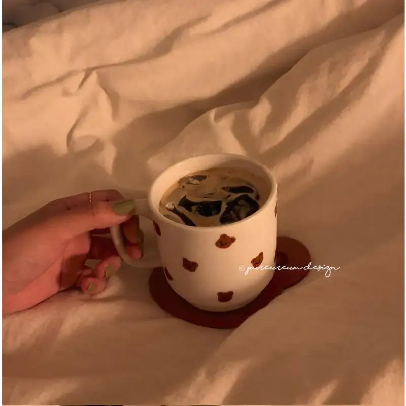 Pureureumdesign x 10x10 - Cupid Bear Pattern Mug - Pureureumdesign - Accesories - Harumio