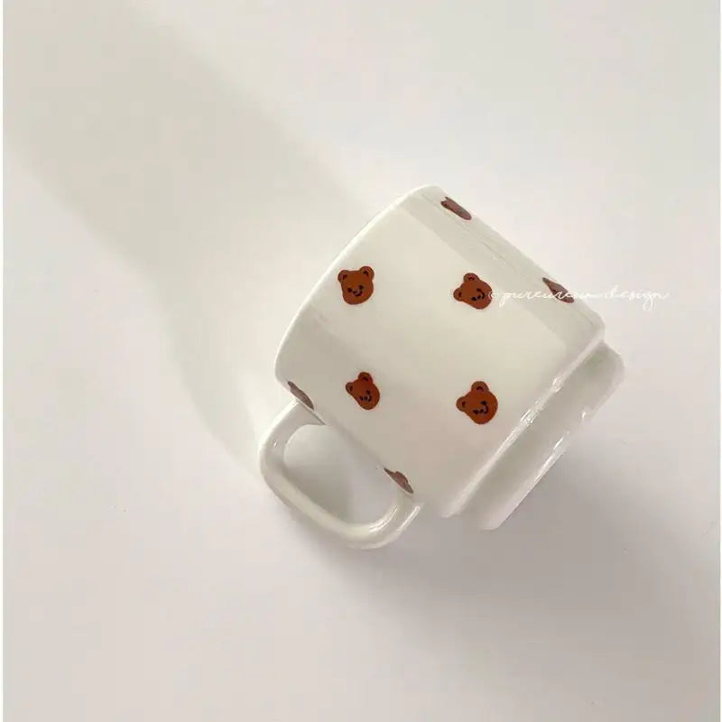 Pureureumdesign x 10x10 - Cupid Bear Pattern Mug - Pureureumdesign - Accesories - Harumio