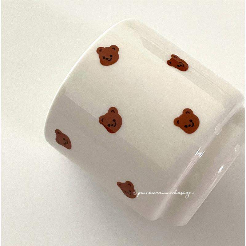 Pureureumdesign x 10x10 - Cupid Bear Pattern Mug - Pureureumdesign - Accesories - Harumio