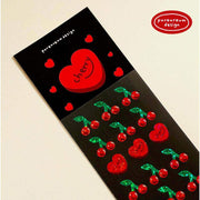 Pureureumdesign x 10x10 - Cherry Hologram Sticker - Pureureumdesign - Accesories - Harumio