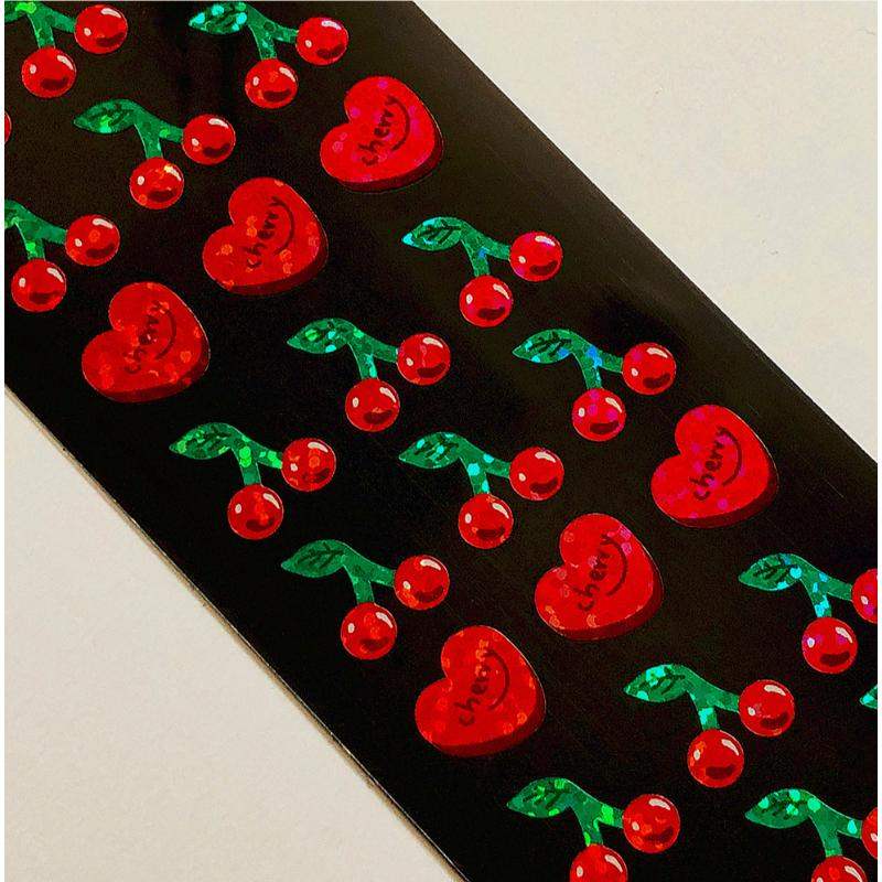 Pureureumdesign x 10x10 - Cherry Hologram Sticker - Pureureumdesign - Accesories - Harumio