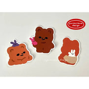 Pureureumdesign x 10x10 - Cupid Bear Attachment Removable Sculpture Sticker - Pureureumdesign - Accesories - Harumio