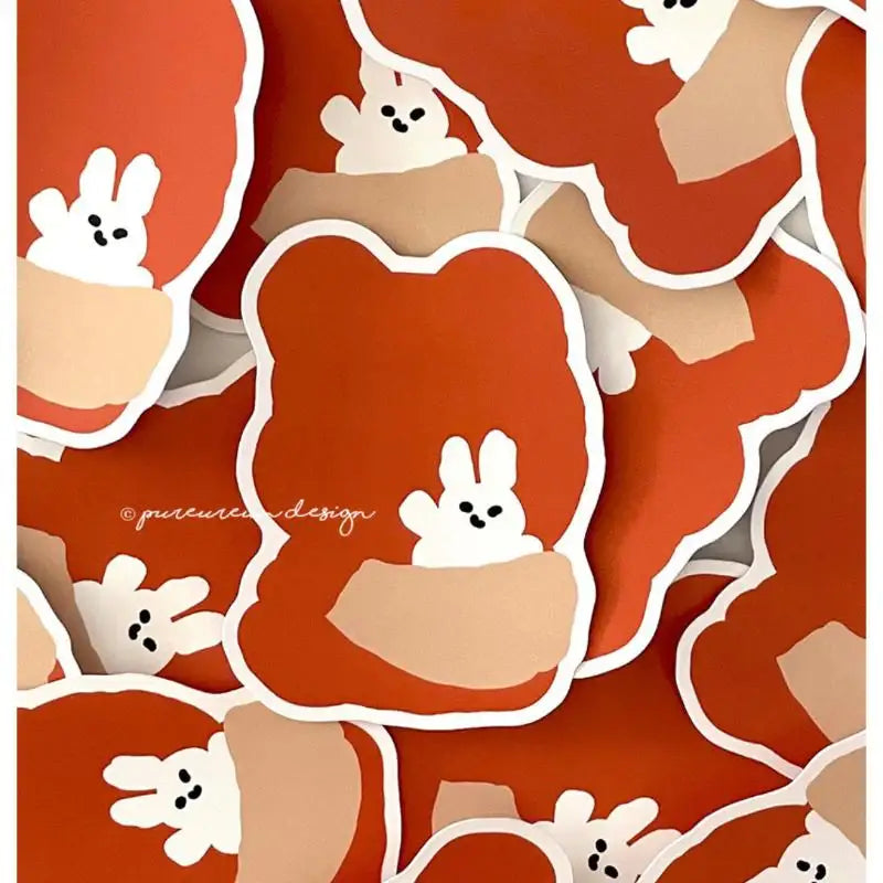 Pureureumdesign x 10x10 - Cupid Bear Attachment Removable Sculpture Sticker - Pureureumdesign - Accesories - Harumio