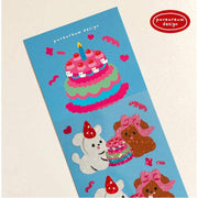Pureureumdesign x 10x10 - Daengdaeng Cake Mukbang Hologram Sticker - Pureureumdesign - Accesories - Harumio