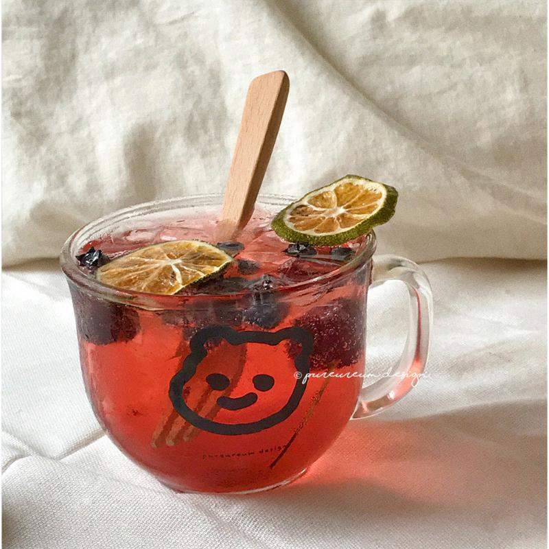 Pureureumdesign x 10x10 - Cupid Bear Heat Resistant Tempered Glass Cup - Pureureumdesign - Accesories - Harumio