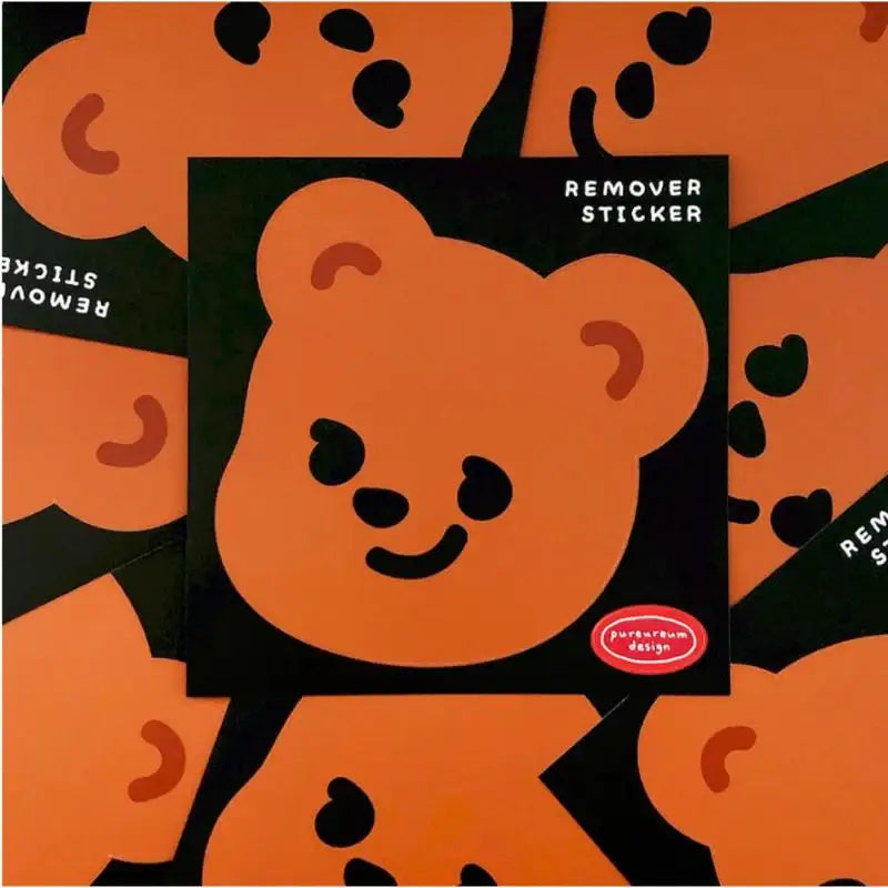 Pureureumdesign x 10x10 - Cupid Bear King Remover Sticker - Pureureumdesign - Accesories - Harumio