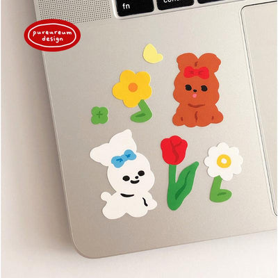 Pureureumdesign x 10x10 - Daengdaeng Spring Outing Remover Sticker