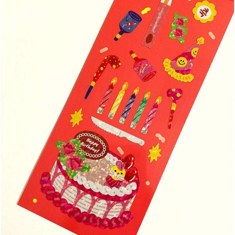 Pureureumdesign x 10x10 - Childhood Birthday Party Hologram Sticker - Pureureumdesign - Accesories - Harumio
