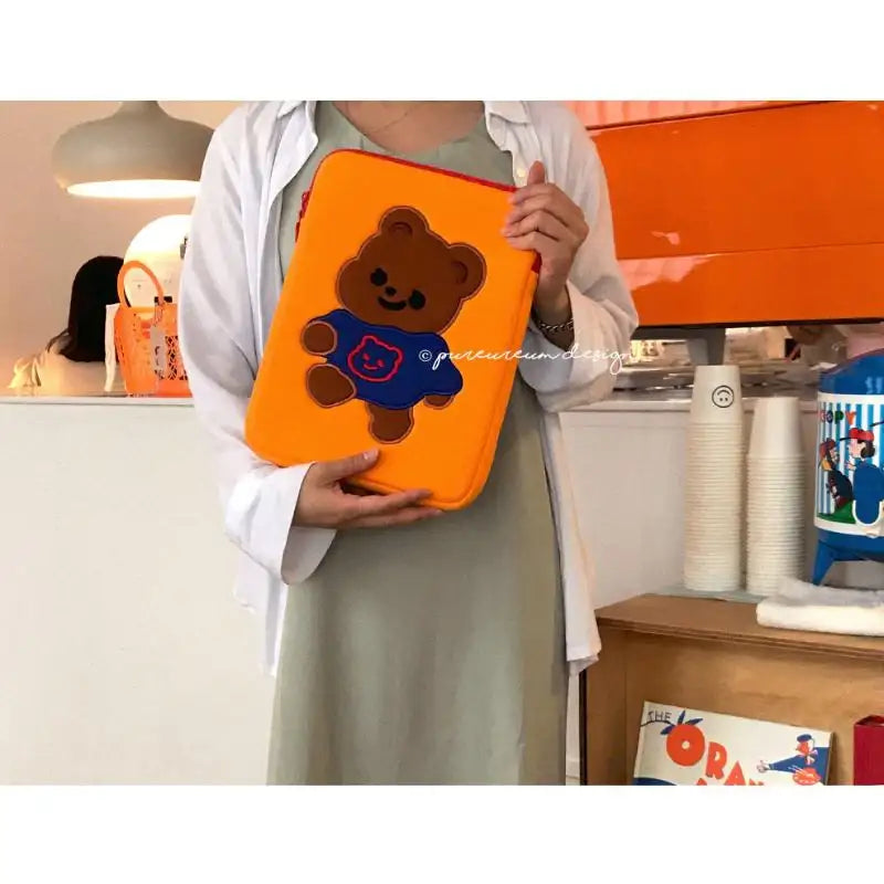 Pureureumdesign x 10x10 - Cupid Bear Double-sided Pouch - Pureureumdesign - Accesories - Harumio