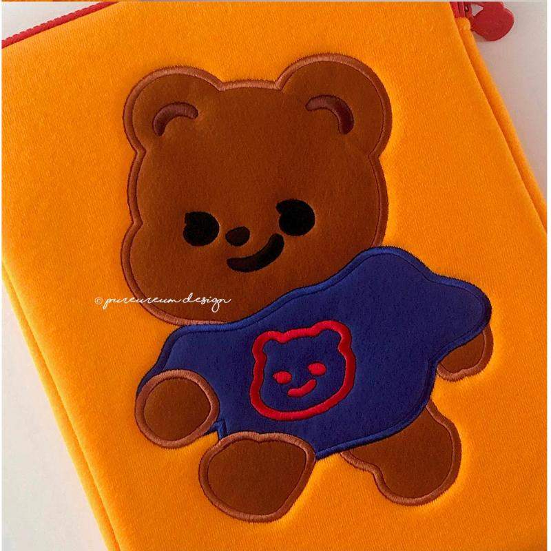 Pureureumdesign x 10x10 - Cupid Bear Double-sided Pouch - Pureureumdesign - Accesories - Harumio