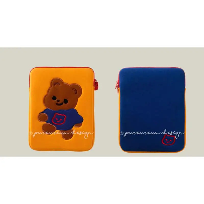 Pureureumdesign x 10x10 - Cupid Bear Double-sided Pouch - Pureureumdesign - Accesories - Harumio